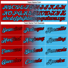 Load image into Gallery viewer, Custom Sky Blue Red-Black Gradient Fashion Performance T-Shirt
