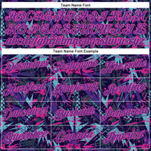 Загрузить изображение в средство просмотра галереи, Custom Graffiti Pattern Purple-Pink 3D Creative Geometric Figures And Dots Performance T-Shirt
