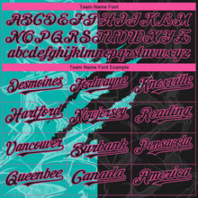 Laden Sie das Bild in den Galerie-Viewer, Custom Stitched Graffiti Pattern Black Aqua-Pink 3D Scratch Sports Pullover Sweatshirt Hoodie
