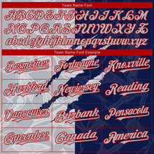 Charger l&#39;image dans la galerie, Custom Stitched Graffiti Pattern Gray Navy-Red 3D Scratch Sports Pullover Sweatshirt Hoodie
