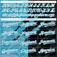 Load image into Gallery viewer, Custom Graffiti Pattern White Black-Panther Blue 3D Scratch Authentic Baseball Jersey
