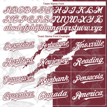 Загрузить изображение в средство просмотра галереи, Custom Graffiti Pattern White-Burgundy 3D Scratch Authentic Baseball Jersey

