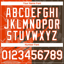 Загрузить изображение в средство просмотра галереи, Custom Graffiti Pattern White Brown-Orange 3D Scratch Authentic Baseball Jersey
