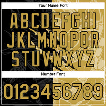 Загрузить изображение в средство просмотра галереи, Custom Graffiti Pattern Old Gold-Black Scratch 3D Performance T-Shirt
