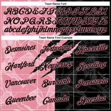 Загрузить изображение в средство просмотра галереи, Custom Graffiti Pattern Black-Medium Pink Scratch 3D Performance T-Shirt
