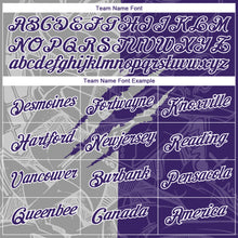 Загрузить изображение в средство просмотра галереи, Custom Graffiti Pattern Purple Gray-White Scratch 3D Performance T-Shirt
