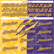 Загрузить изображение в средство просмотра галереи, Custom Graffiti Pattern Gold-Purple Scratch 3D Performance T-Shirt
