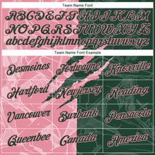Загрузить изображение в средство просмотра галереи, Custom Graffiti Pattern Green-Medium Pink Scratch 3D Performance T-Shirt
