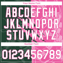 Загрузить изображение в средство просмотра галереи, Custom Graffiti Pattern White Green-Pink Scratch 3D Performance T-Shirt
