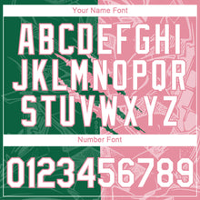 Загрузить изображение в средство просмотра галереи, Custom Graffiti Pattern White Kelly Green-Medium Pink Scratch 3D Performance T-Shirt
