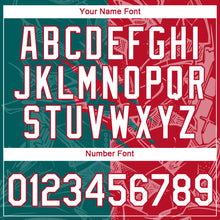 Загрузить изображение в средство просмотра галереи, Custom Graffiti Pattern White Teal-Red Scratch 3D Performance T-Shirt
