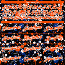Load image into Gallery viewer, Custom Stitched Graffiti Pattern Orange Black-White 3D Splash Grunge Art Sports Pullover Sweatshirt Hoodie
