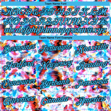 Load image into Gallery viewer, Custom Stitched Graffiti Pattern Sky Blue-Black 3D Watercolor Grunge Art Sports Pullover Sweatshirt Hoodie
