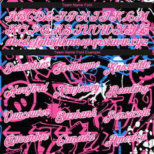 Load image into Gallery viewer, Custom Stitched Graffiti Pattern Pink-White 3D Abstract Grunge Art Sports Pullover Sweatshirt Hoodie
