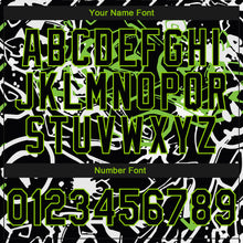 Load image into Gallery viewer, Custom Stitched Graffiti Pattern Black-Aurora Green 3D Abstract Grunge Art Sports Pullover Sweatshirt Hoodie
