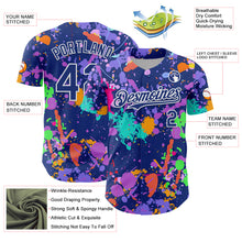 Charger l'image dans la galerie, Custom Graffiti Pattern Royal-White Authentic Baseball Jersey
