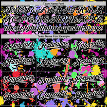 Charger l'image dans la galerie, Custom Graffiti Pattern Black-White Authentic Baseball Jersey
