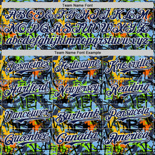 Charger l'image dans la galerie, Custom Graffiti Pattern Navy-White Splatter Authentic Baseball Jersey
