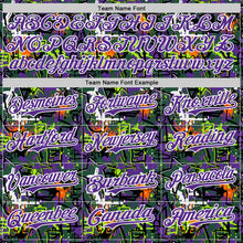 Charger l'image dans la galerie, Custom Graffiti Pattern Purple-White Splatter Authentic Baseball Jersey
