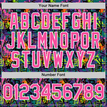 Charger l'image dans la galerie, Custom Graffiti Pattern Pink-White Splatter Authentic Baseball Jersey
