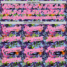 Загрузить изображение в средство просмотра галереи, Custom Graffiti Pattern Pink-White Splatter Authentic Baseball Jersey
