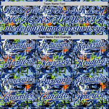 Загрузить изображение в средство просмотра галереи, Custom Graffiti Pattern Royal-White Splatter Authentic Baseball Jersey
