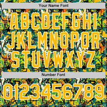 Load image into Gallery viewer, Custom Graffiti Pattern Gold-White Splatter Authentic Baseball Jersey
