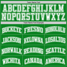 Load image into Gallery viewer, Custom Grass Green White Authentic Basketball Jersey
