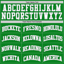 Load image into Gallery viewer, Custom Grass Green White-Gray Authentic Basketball Jersey
