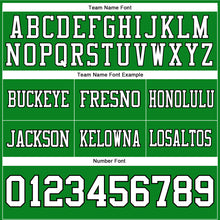 Загрузить изображение в средство просмотра галереи, Custom Grass Green White-Black Authentic Football Jersey
