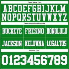 Загрузить изображение в средство просмотра галереи, Custom Grass Green White-Gray Authentic Football Jersey
