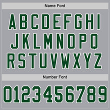 Charger l&#39;image dans la galerie, Custom Gray Green-White Mesh Authentic Throwback Football Jersey
