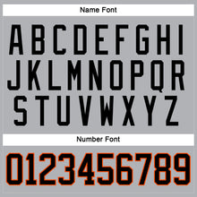 Загрузить изображение в средство просмотра галереи, Custom Gray Black-Orange Hockey Jersey
