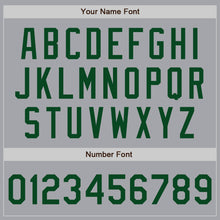 Laden Sie das Bild in den Galerie-Viewer, Custom Gray Green Authentic Baseball Jersey
