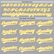 Laden Sie das Bild in den Galerie-Viewer, Custom Gray White-Yellow Authentic Baseball Jersey
