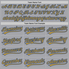 Charger l'image dans la galerie, Custom Gray Old Gold-Royal Authentic Baseball Jersey
