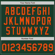 Laden Sie das Bild in den Galerie-Viewer, Custom Green Orange Authentic Baseball Jersey
