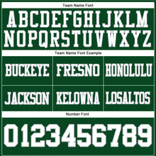 Load image into Gallery viewer, Custom Green White-Gray Authentic Football Jersey
