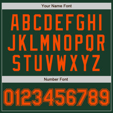 Load image into Gallery viewer, Custom Green Orange Authentic Baseball Jersey
