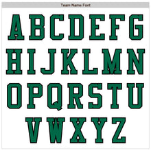 Load image into Gallery viewer, Custom White Kelly Green Black-Cream Bomber Varsity Letterman Zipper Jacket
