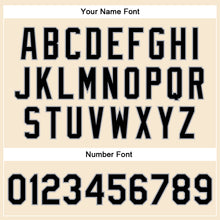 Load image into Gallery viewer, Custom Cream Black-Gray Bomber Full-Snap Varsity Faux Leather Letterman Jacket
