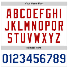 Load image into Gallery viewer, Custom White Royal-Red Bomber Full-Snap Varsity Faux Leather Letterman Jacket
