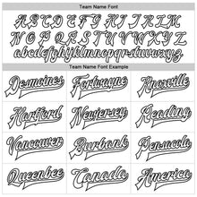 Загрузить изображение в средство просмотра галереи, Custom White Black Gothic Chromatic Crosses 3D Pattern Design Bomber Full-Snap Varsity Letterman Jacket
