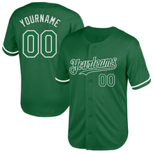 Laden Sie das Bild in den Galerie-Viewer, Custom Kelly Green White Mesh Authentic Throwback Baseball Jersey
