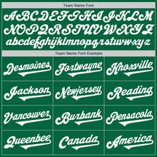 Laden Sie das Bild in den Galerie-Viewer, Custom Kelly Green White Authentic Baseball Jersey
