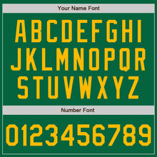Charger l&#39;image dans la galerie, Custom Kelly Green Gold Authentic Baseball Jersey
