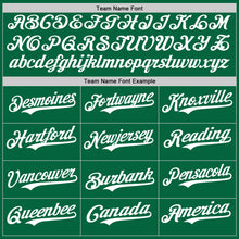 Charger l&#39;image dans la galerie, Custom Kelly Green White-Yellow Authentic Baseball Jersey

