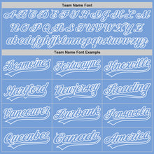 Load image into Gallery viewer, Custom Light Blue White Authentic Baseball Jersey
