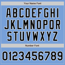 Load image into Gallery viewer, Custom Stitched Light Blue Black-White Baseball Pullover Sweatshirt Hoodie
