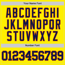 Charger l&#39;image dans la galerie, Custom Light Yellow Navy-Orange Authentic Basketball Jersey

